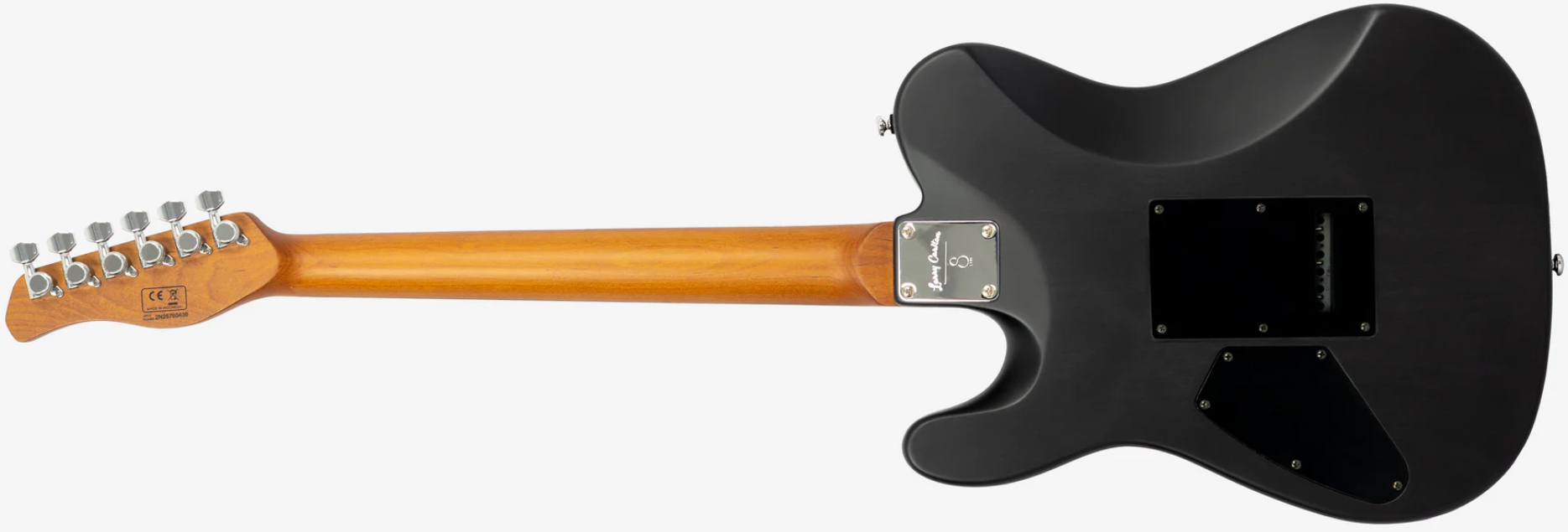 Sire Larry Carlton T7 Fm New Gen 2h Trem Rw - Transparent Black - Guitare Électrique Forme Tel - Variation 1