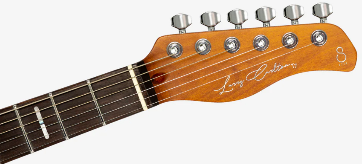 Sire Larry Carlton T7 Fm New Gen 2h Trem Rw - Transparent Black - Guitare Électrique Forme Tel - Variation 3
