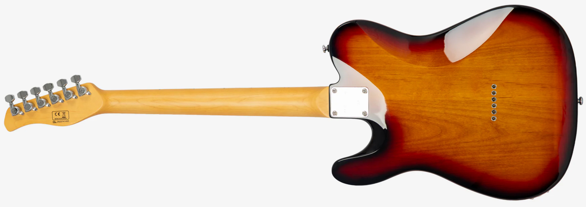 Sire Larry Carlton T7 Lh Gaucher New Gen 2s Ht Mn - 3 Tone Sunburst - Guitare Électrique Forme Tel - Variation 1