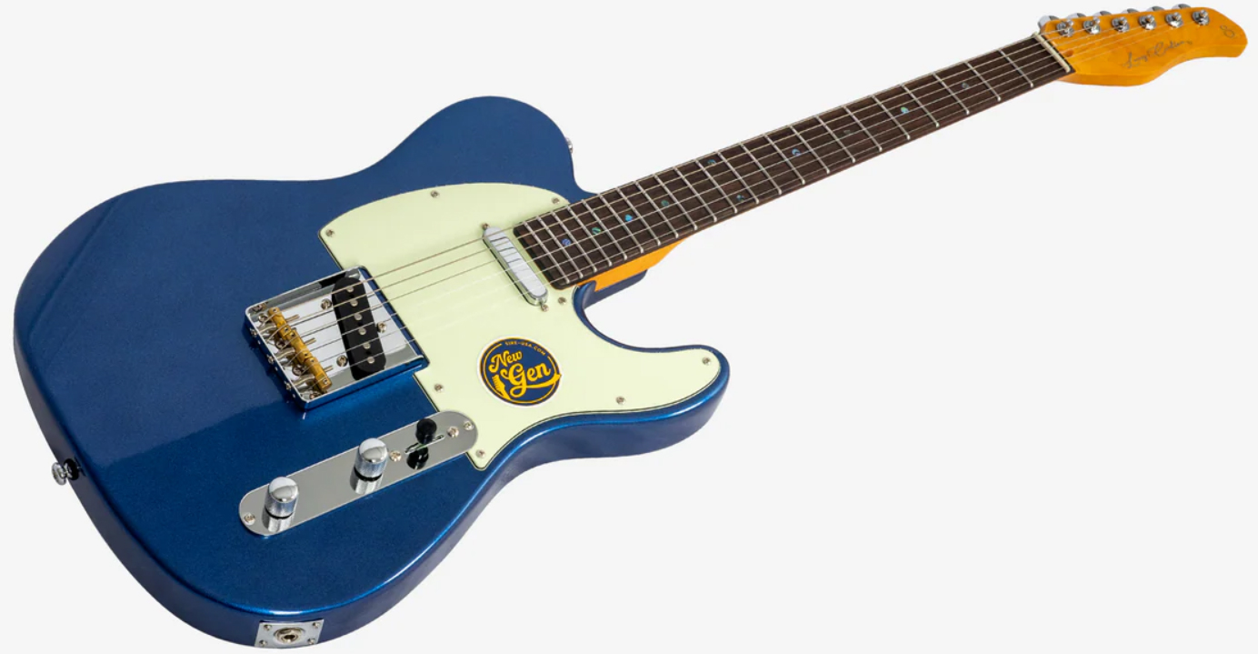 Sire Larry Carlton T7 Lh Gaucher New Gen 2s Ht Rw - Dark Navy - Guitare Électrique Forme Tel - Variation 2