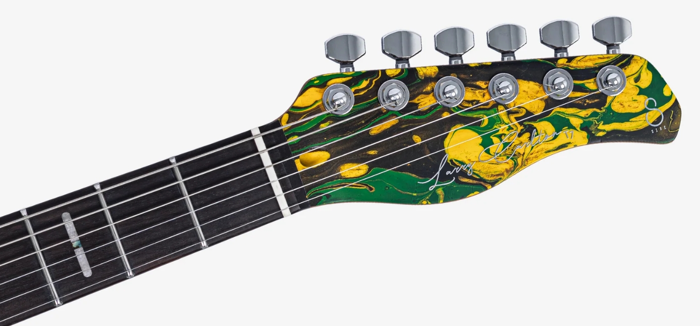 Sire Larry Carlton T7 Sw 2h Trem Rw - Yellow Swirl - Guitare Électrique Forme Tel - Variation 3