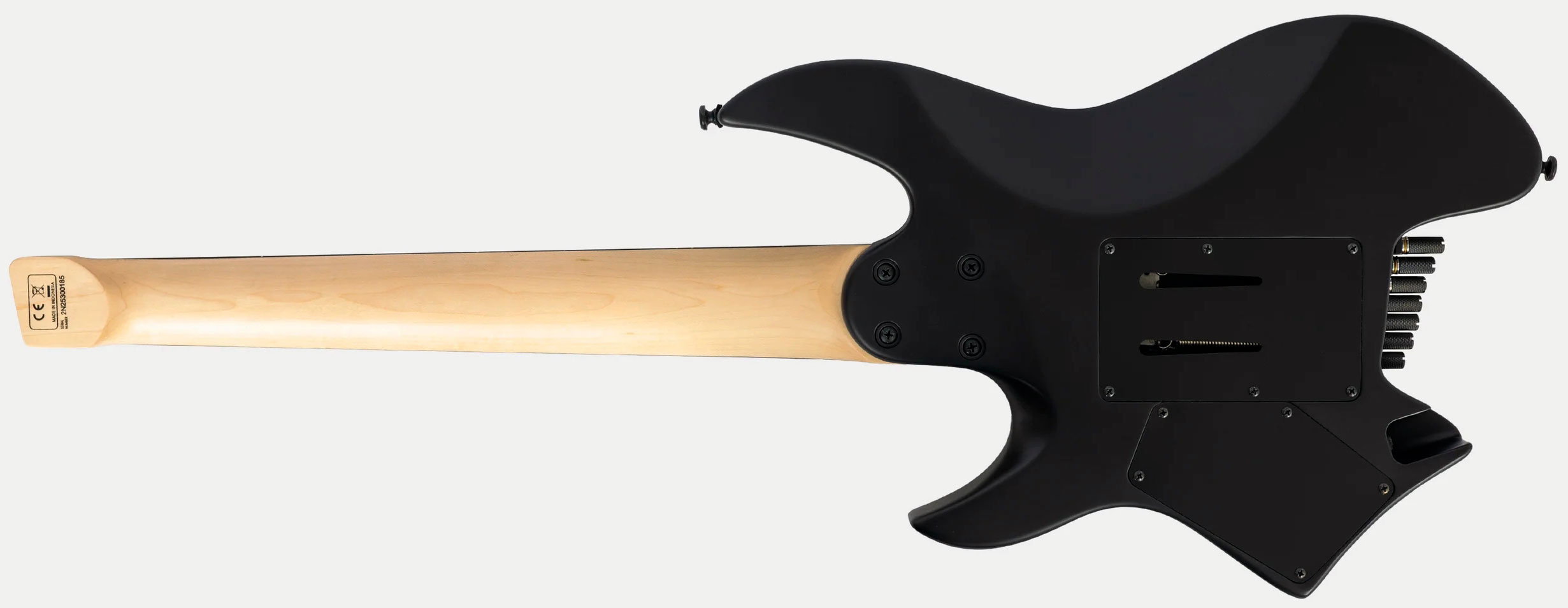 Sire Larry Carlton X6 Headless 7c 2h Trem Rw - Black Satin - Guitare Électrique Multi-scale - Variation 1