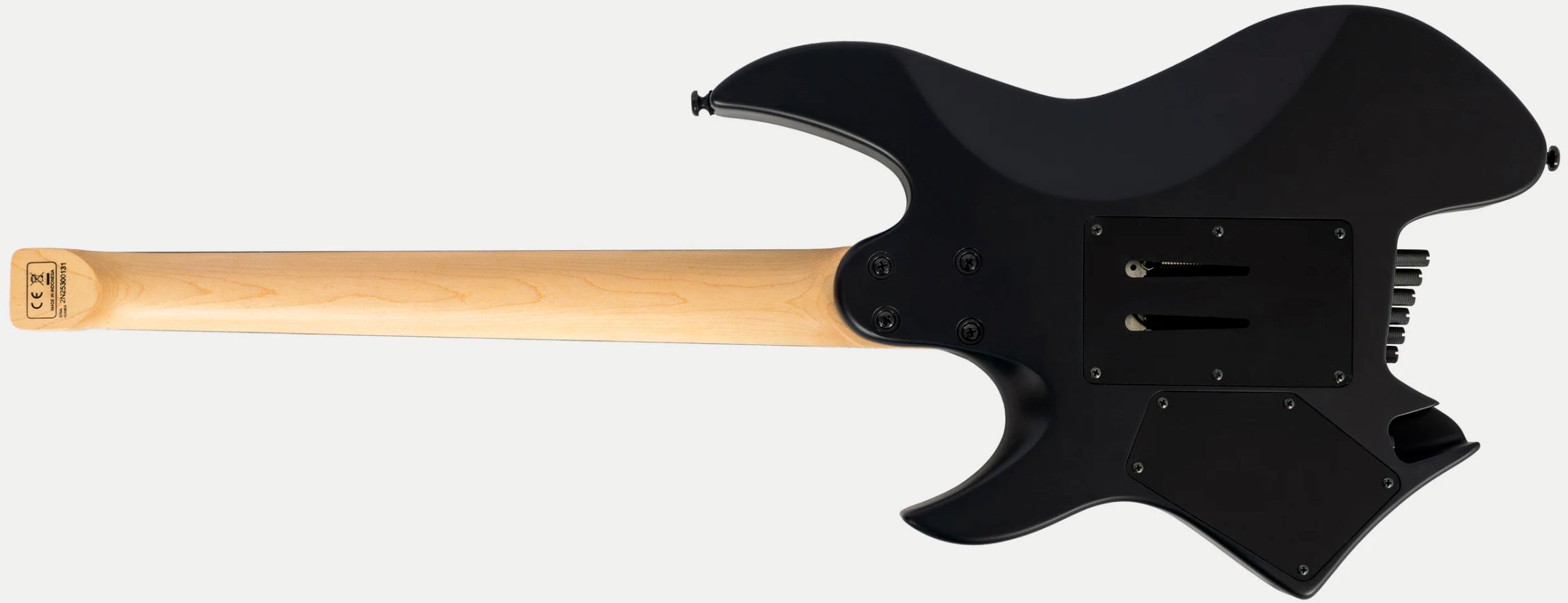 Sire Larry Carlton X6 Headless Multiscale 2h Trem Rw - Black Satin - Guitare Électrique Multi-scale - Variation 1