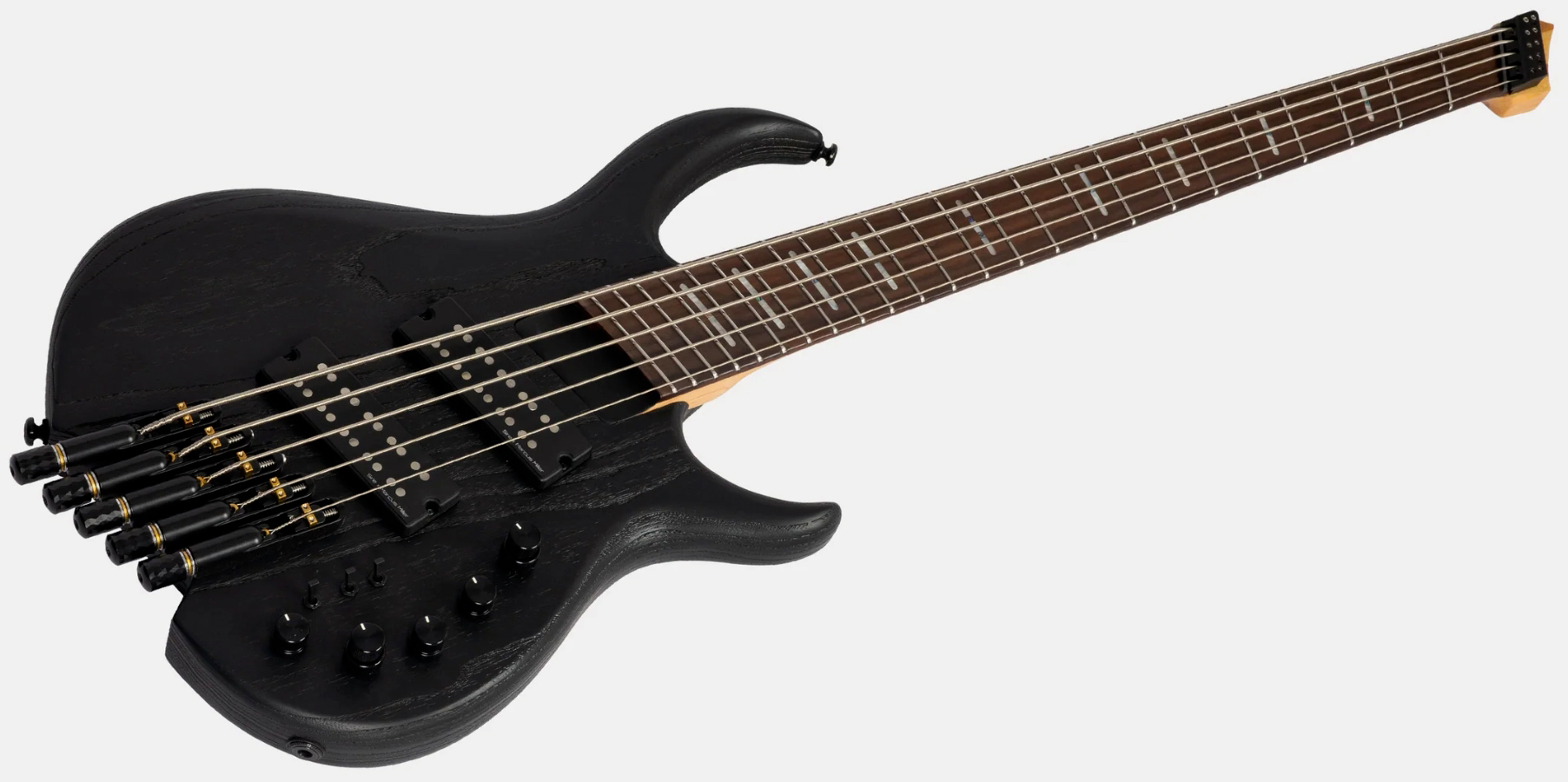 Sire Marcus Miller M6 Headless 5st Multiscale 5c Active Rw - Black - Basse Électrique Solid Body - Variation 2