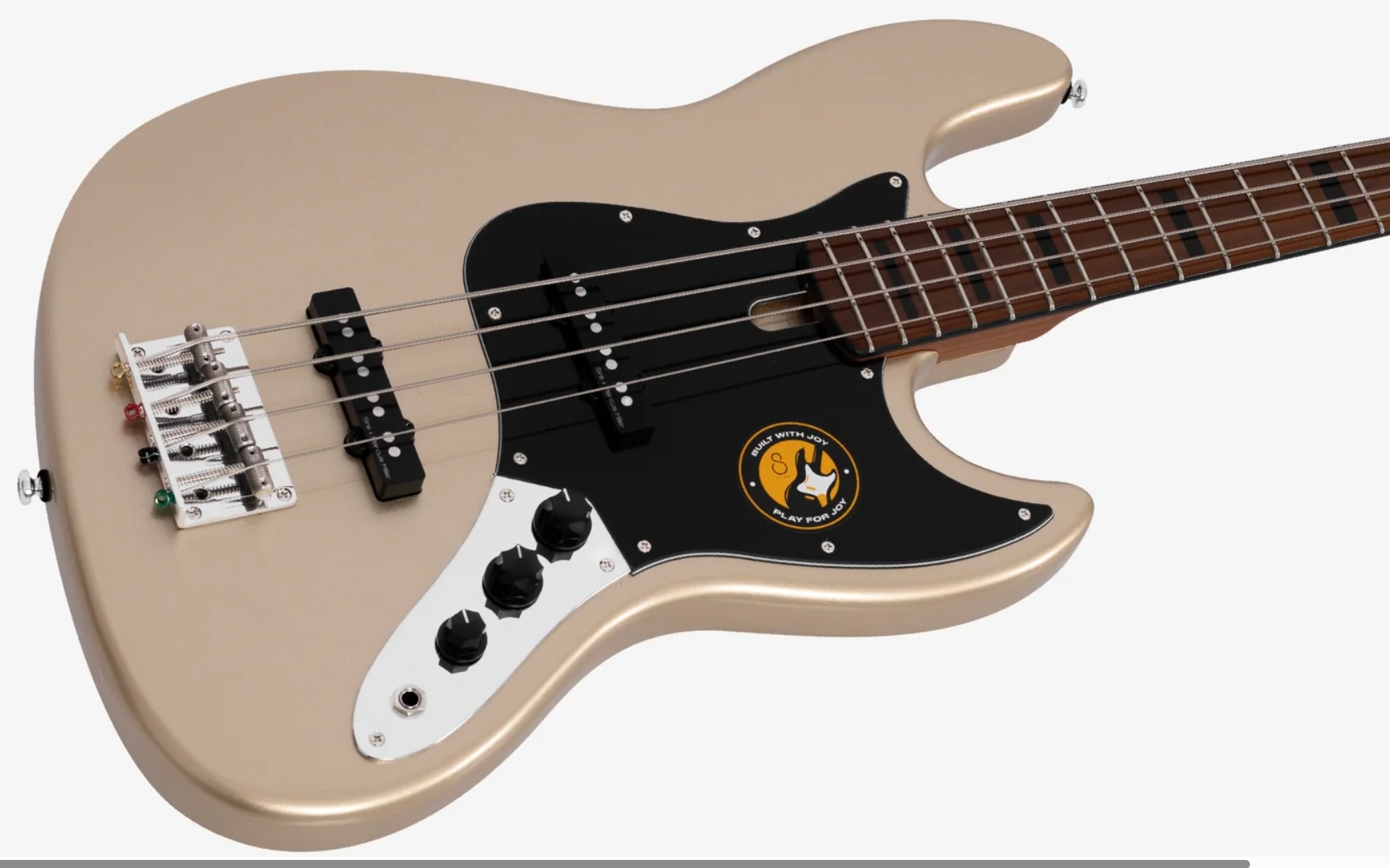 Sire Marcus Miller V5 4st Lh Gaucher Mn - Champagne Gold Metallic - Basse Électrique Solid Body - Variation 2