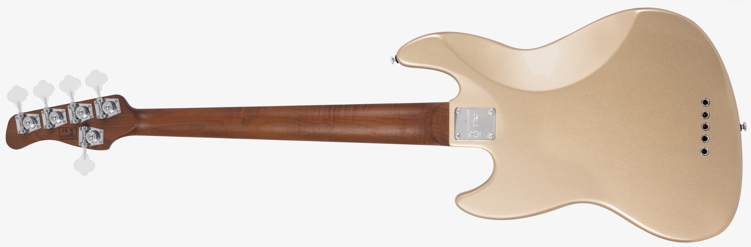 Sire Marcus Miller V5 5st Lh 5c Gaucher Mn - Champagne Gold Metallic - Basse Électrique Solid Body - Variation 1