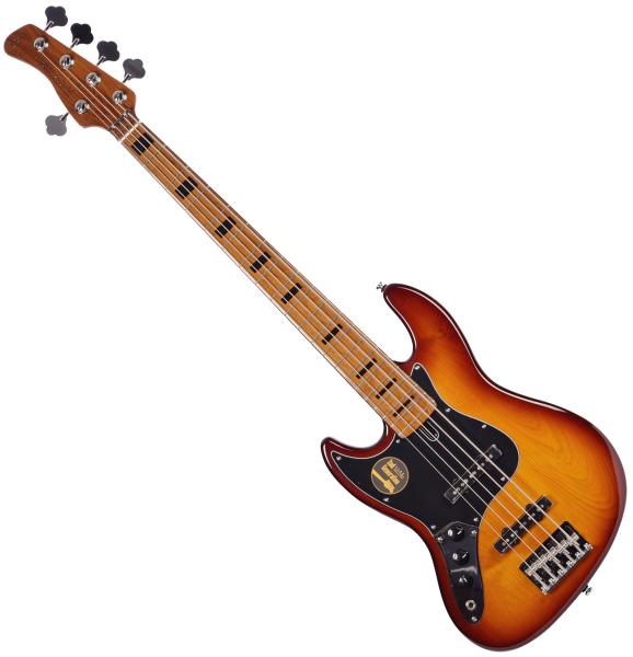 Sire Marcus Miller V5 5ST LH 5-String - tobacco sunburst Solid