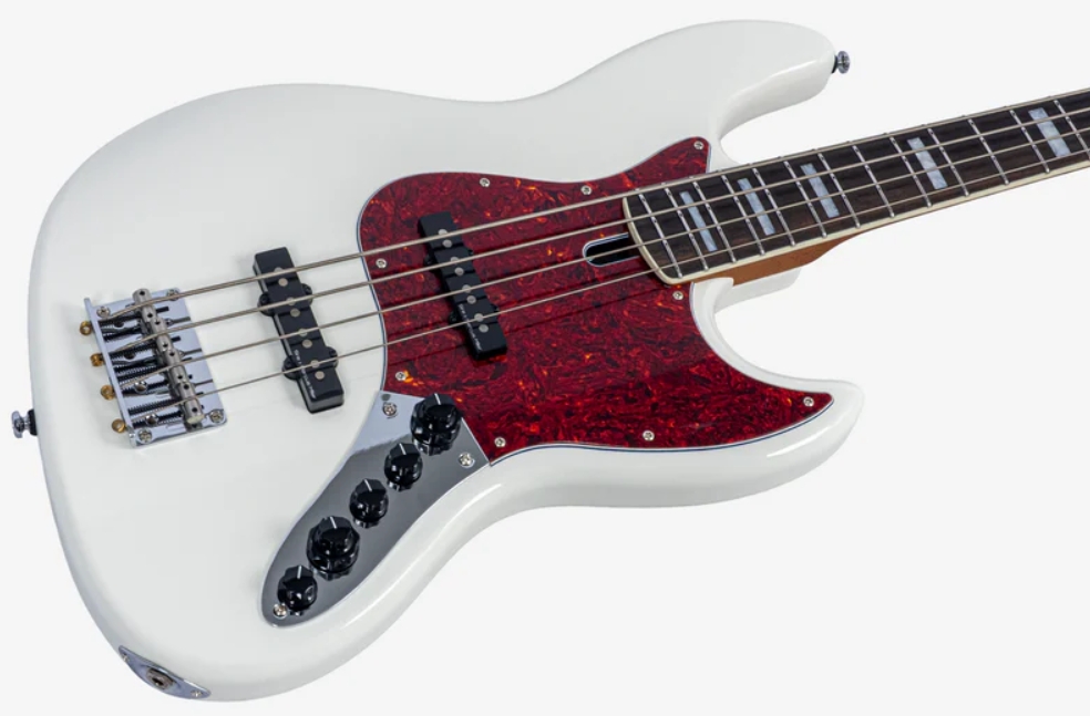 Sire Marcus Miller V7 Alder 2nd Gen 4st 4c Active Eb - Antique White - Basse Électrique Solid Body - Variation 2