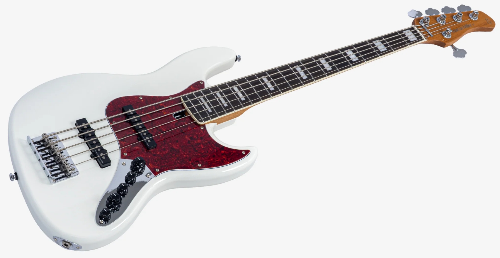 Sire Marcus Miller V7 Alder 2nd Gen 5st 5c Active Eb - Antique White - Basse Électrique Solid Body - Variation 2