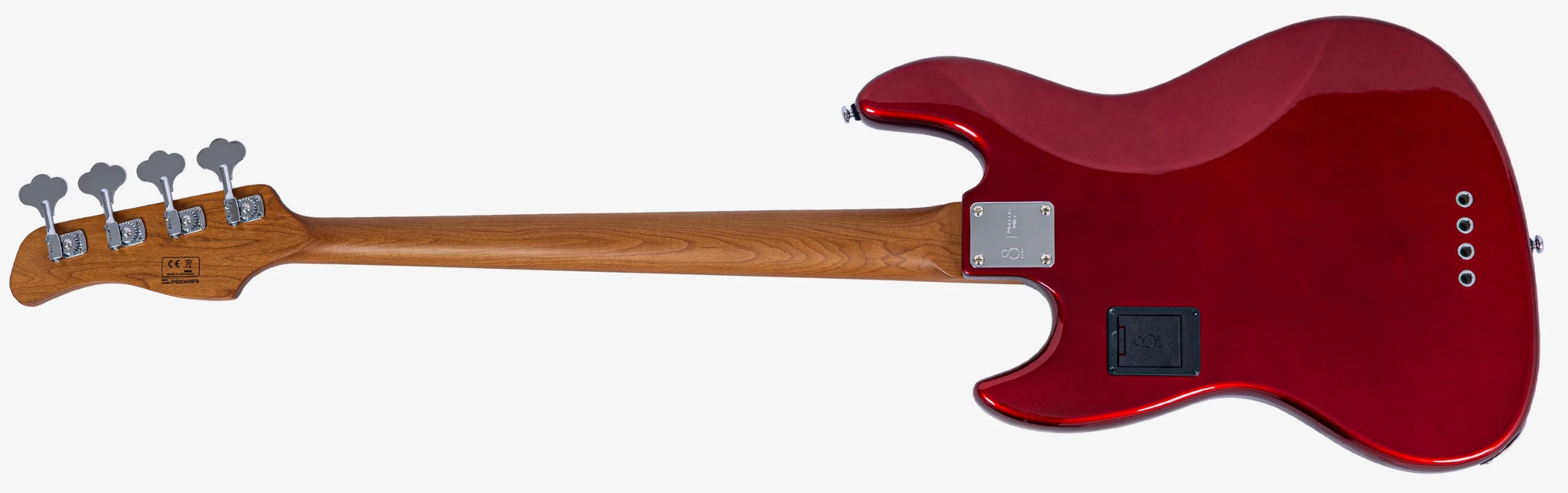 Sire Marcus Miller V7 Alder New Gen 4st 4c Active Eb - Candy Apple Red - Basse Électrique Solid Body - Variation 1
