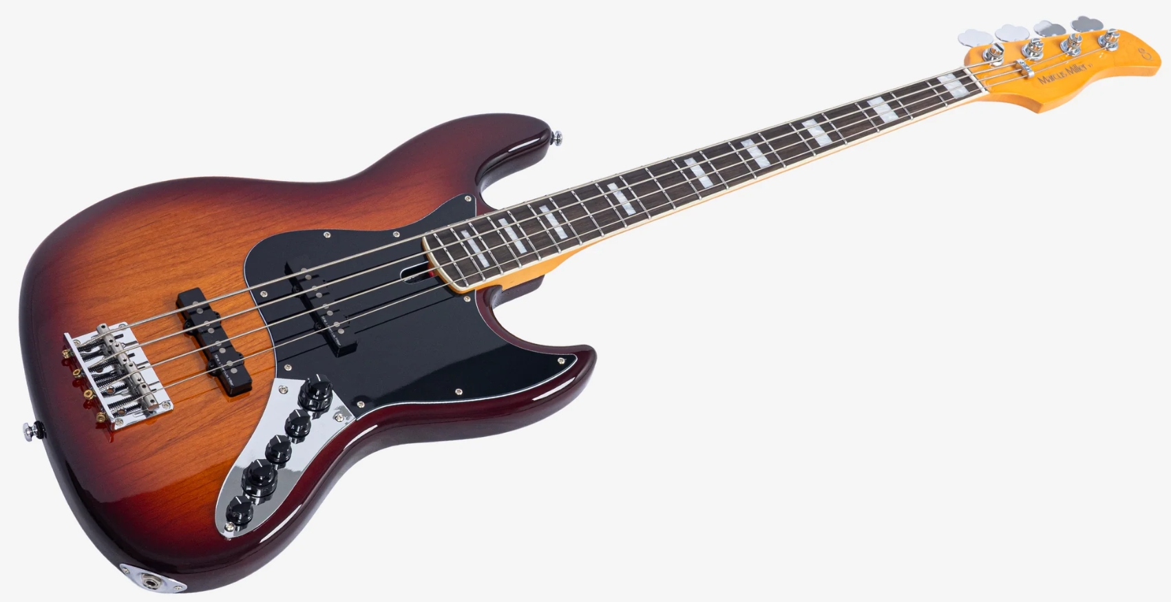 Sire Marcus Miller V7 Alder New Gen 4st Lh 4c Gaucher Active Eb - Tobacco Sunburst - Basse Électrique Solid Body - Variation 2