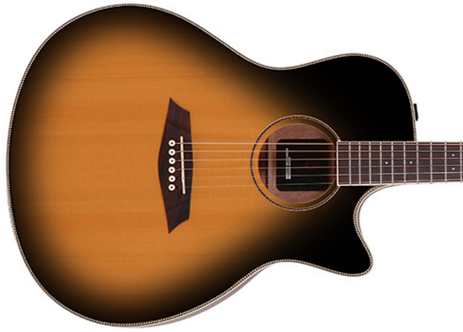 Sire R3 Gs Vs Grand Auditorium Cw Epicea Acajou Rw - Vintage Sunburst - Guitare Electro Acoustique - Variation 1