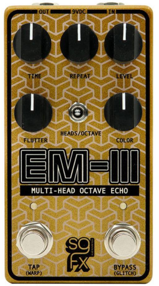Pédale reverb / delay / echo Solidgoldfx EM-III Multi-Head Octave Echo