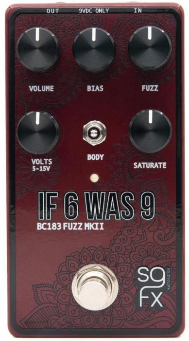 Pédale overdrive / distortion / fuzz Solidgoldfx If 6 Was 9 BC183 MKII Fuzz