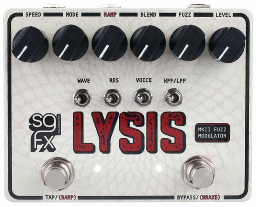 Pédale chorus / flanger / phaser / tremolo Solidgoldfx Lysis MKII Polyphonic Octave Fuzz Modulator