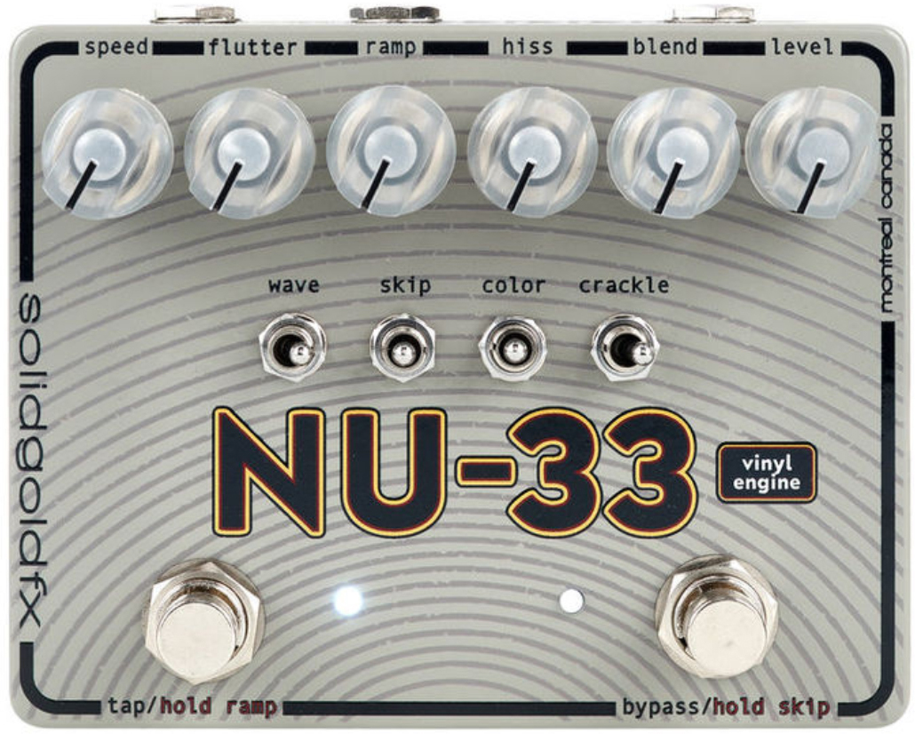 Solidgoldfx Nu-33 Vinyl Engine - PÉdale Chorus / Flanger / Phaser / Tremolo - Main picture