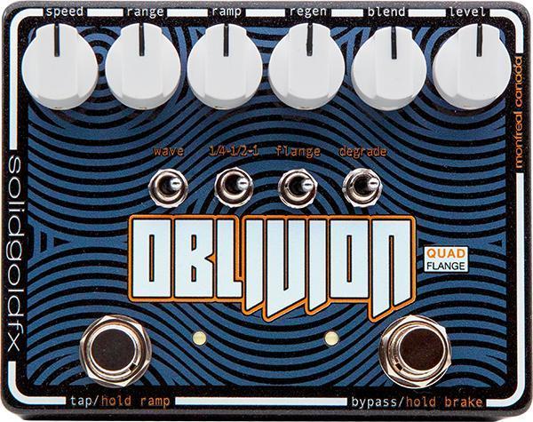 Pédale chorus / flanger / phaser / tremolo Solidgoldfx Oblivion Quad Flanger