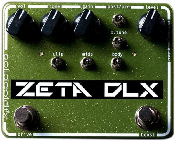 Preampli électrique Solidgoldfx Zeta DLX Preamp, Overdrive & Boost