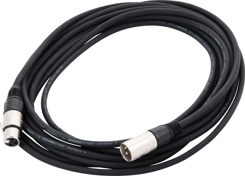 Sommer Cable Sg01 0600 Sw Xlr M Xlr F 6m - - CÂble - Main picture