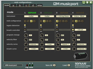 Sonuus I2m - Interface Midi - Variation 2