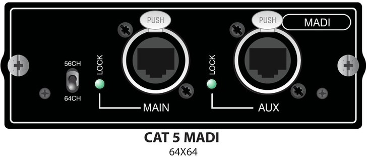 Soundcraft Si Option Card  Madi Cat5 - Carte Extension Table De Mixage - Main picture