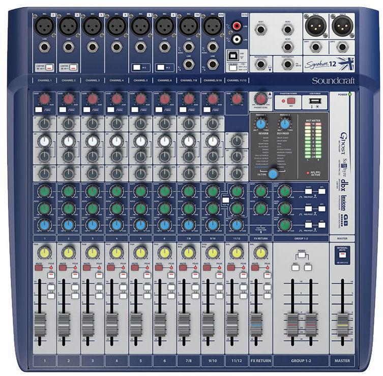 Table de mixage analogique Soundcraft Signature 12