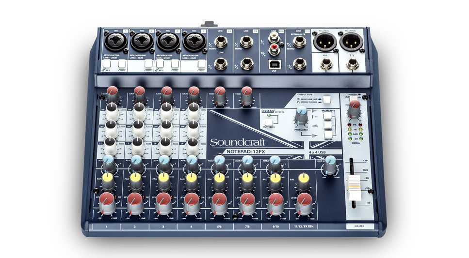 Soundcraft Notepad-12fx - Table De Mixage Analogique - Variation 1