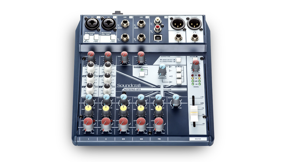 Soundcraft Notepad-8fx - - Table De Mixage Analogique - Variation 1