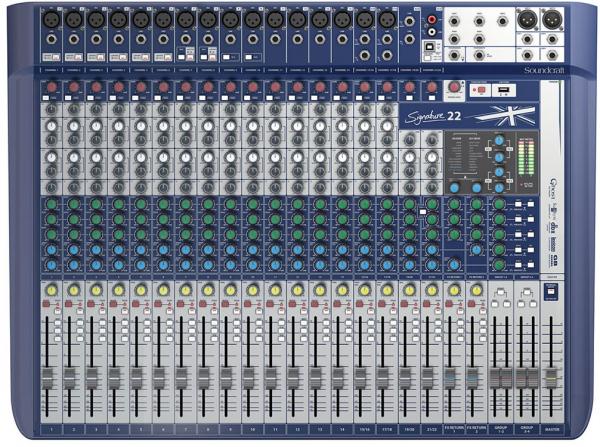 Table de mixage analogique Soundcraft Signature 22 MTK