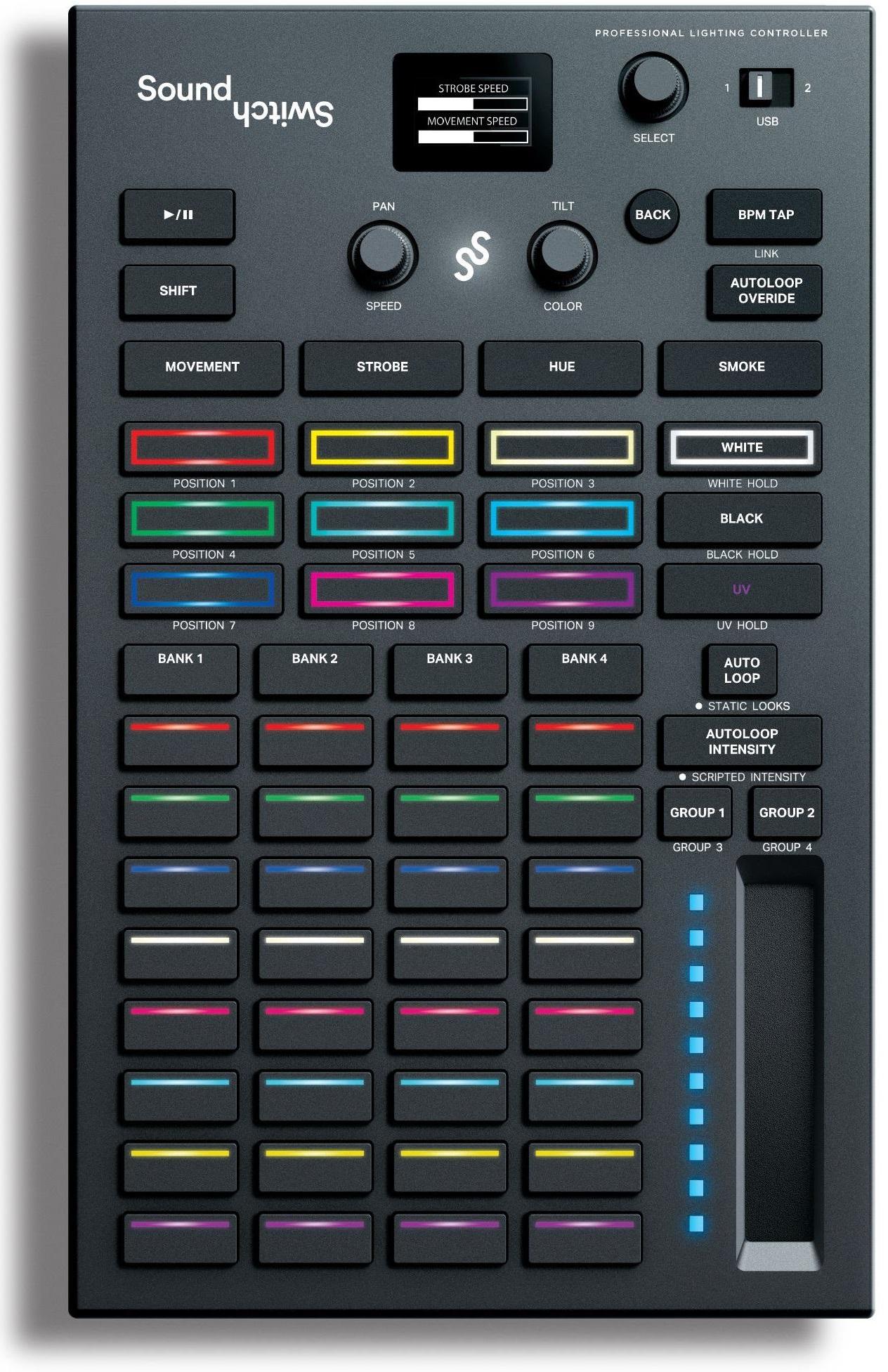 Contrôleur et interface dmx Soundswitch Control One
