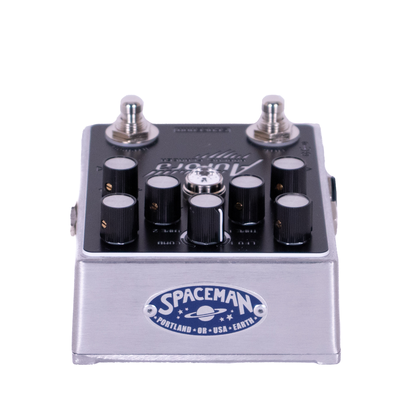 Spaceman Effects Aurora Flanger Standard - Silver - PÉdale Chorus / Flanger / Phaser / Tremolo - Variation 2