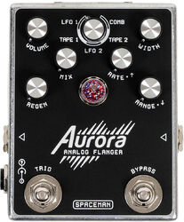 Pédale chorus / flanger / phaser / tremolo Spaceman effects Aurora Flanger Standard - Silver