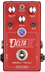 Pédale chorus / flanger / phaser / tremolo Spaceman effects Delta II Harmonic Tremolo - Red