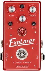 Pédale chorus / flanger / phaser / tremolo Spaceman effects Explorer 6 Stage Phaser - Red