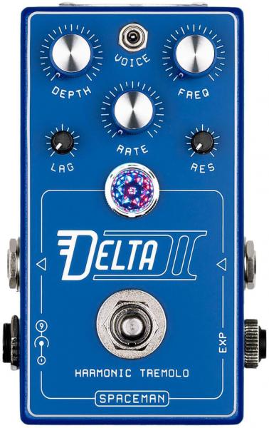Pédale chorus / flanger / phaser / tremolo Spaceman effects Delta II Harmonic Tremolo - Blue