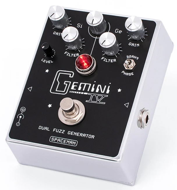 Spaceman Effects Gemini Iv Dual Fuzz Generator Ltd White - PÉdale Overdrive / Distortion / Fuzz - Variation 1