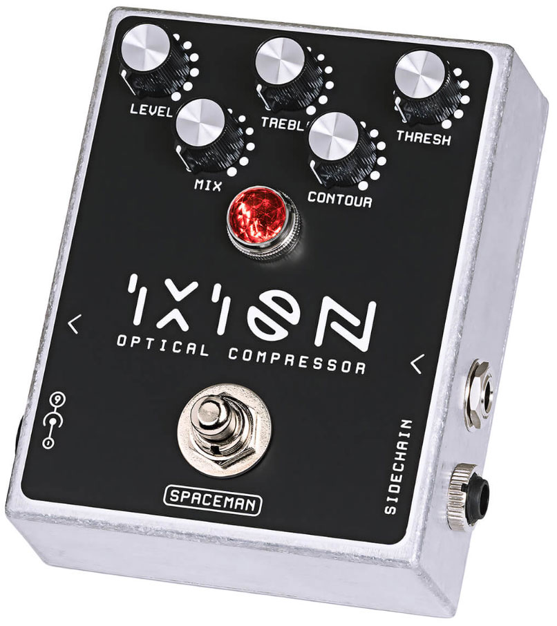 Spaceman Effects Ixion Optical Compressor Silver - PÉdale Compression / Sustain / Noise Gate - Variation 1