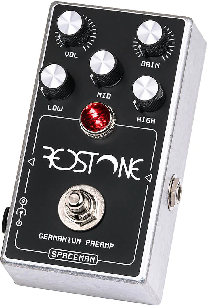 Spaceman Effects Red Stone Boost/overdrive Silver - PÉdale Overdrive / Distortion / Fuzz - Variation 1