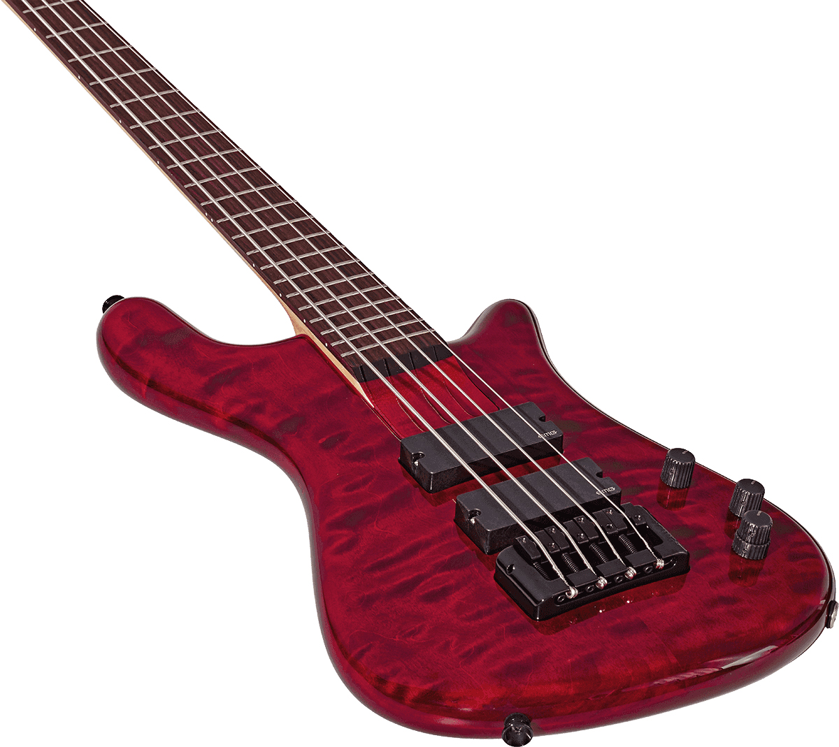 Spector Bantam 4 Diapason Court Active Emg Rw - Black Cherry - Basse Électrique Solid Body - Variation 2