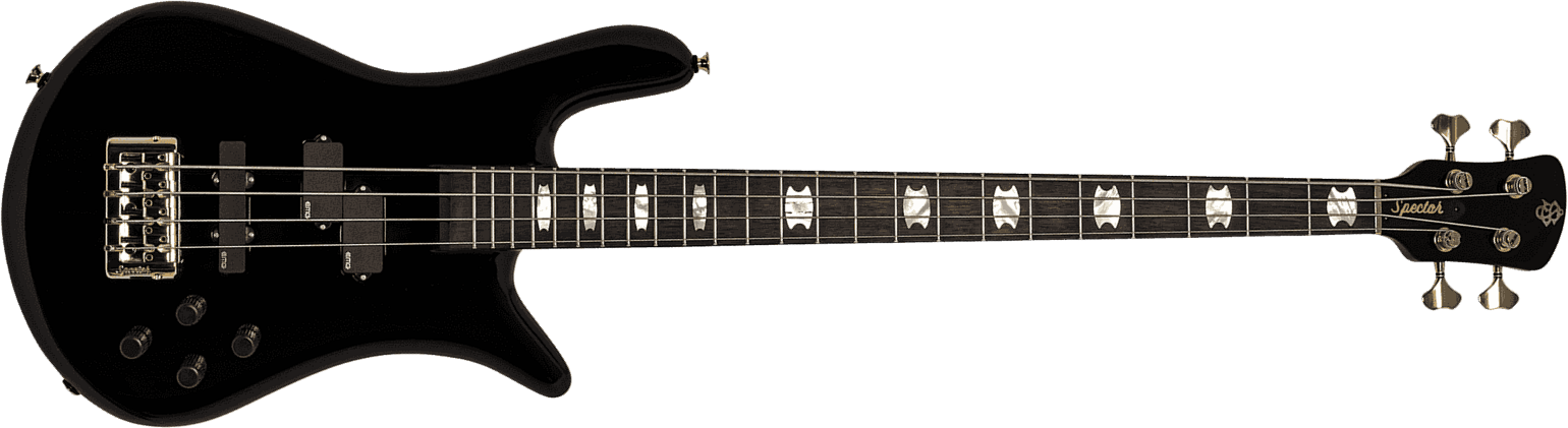Spector Euro Serie Classic 4 Rw - Solid Black Gloss - Basse Électrique Solid Body - Main picture