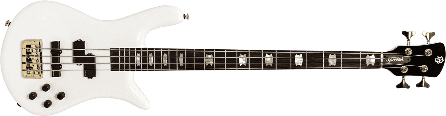 Spector Euro Serie Classic 4 Rw - Solid White Gloss - Basse Électrique Solid Body - Main picture