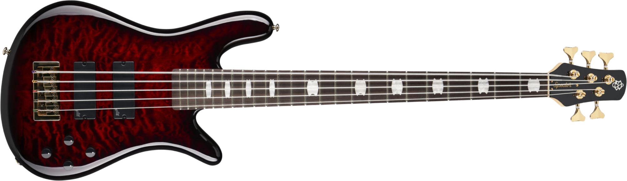 Spector Icon Ns-2 Bolt-on 5-cordes Rw - Black Cherry Gloss - Basse Électrique Solid Body - Main picture