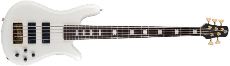 Spector Icon Ns-2 Bolt-on 5-cordes Rw - White Gloss - Basse Électrique Solid Body - Main picture