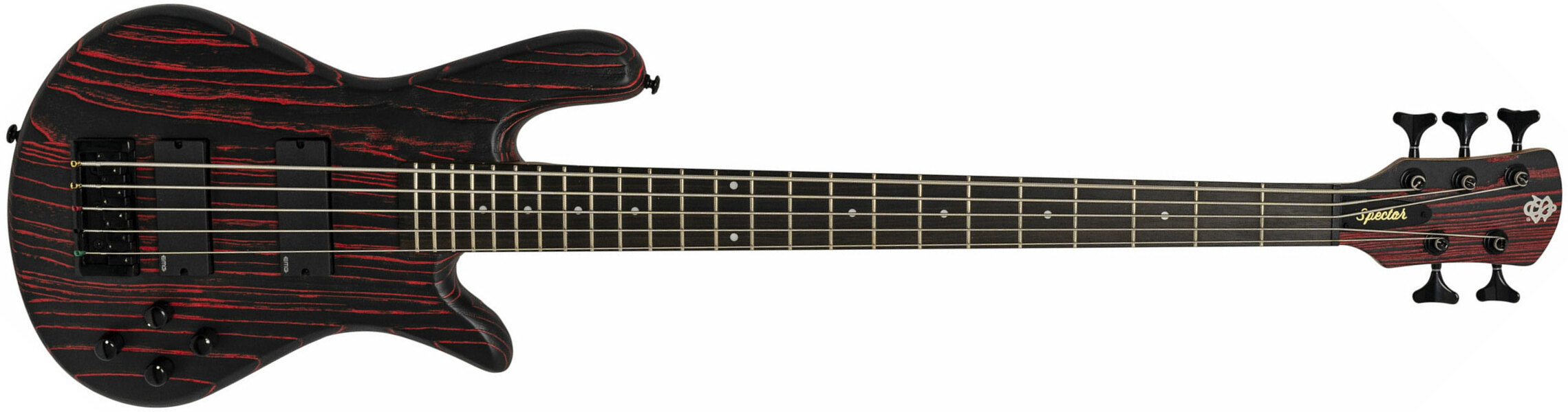 Spector Ns Pulse I 5c Active Emg Eb - Cinder Red - Basse Électrique Solid Body - Main picture