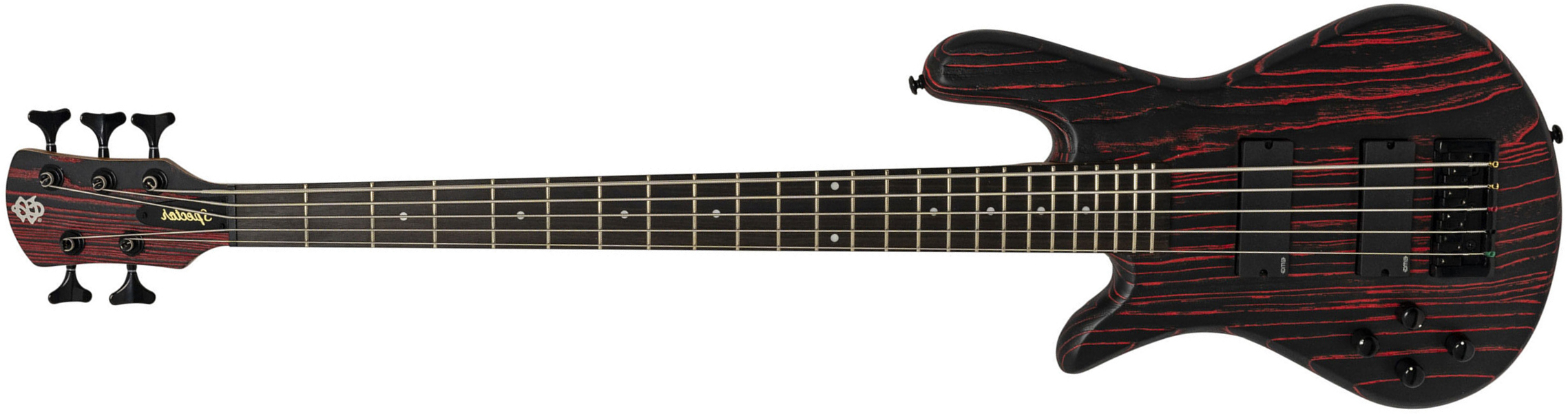 Spector Ns Pulse I 5c Lh Gaucher Active Emg Eb - Cinder Red - Basse Électrique Solid Body - Main picture