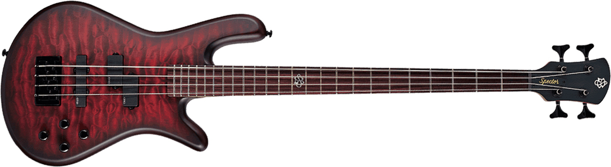 Spector Ns Pulse Ii 4c Active Emg Eb - Black Cherry Matte - Basse Électrique Solid Body - Main picture