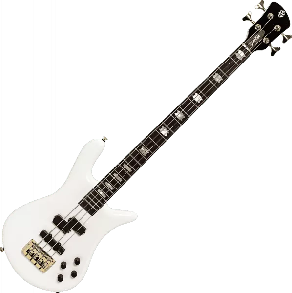 Basse électrique solid body Spector                        EURO SERIE CLASSIC 4 RW - solid white gloss