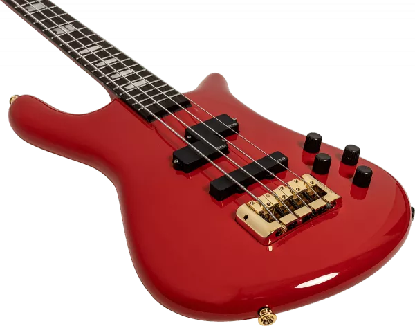 Basse électrique solid body Spector                        EURO SERIE CLASSIC 4 - solid red gloss
