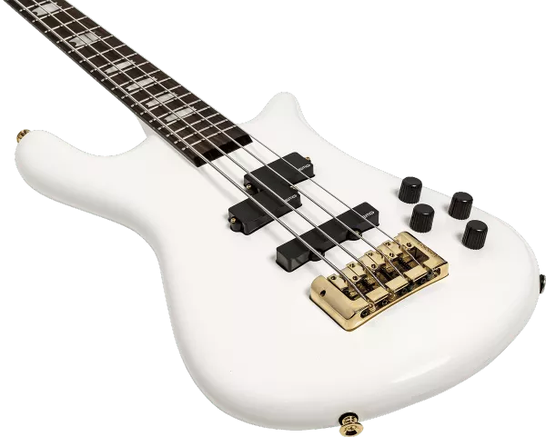 Basse électrique solid body Spector                        EURO SERIE CLASSIC 4 RW - solid white gloss