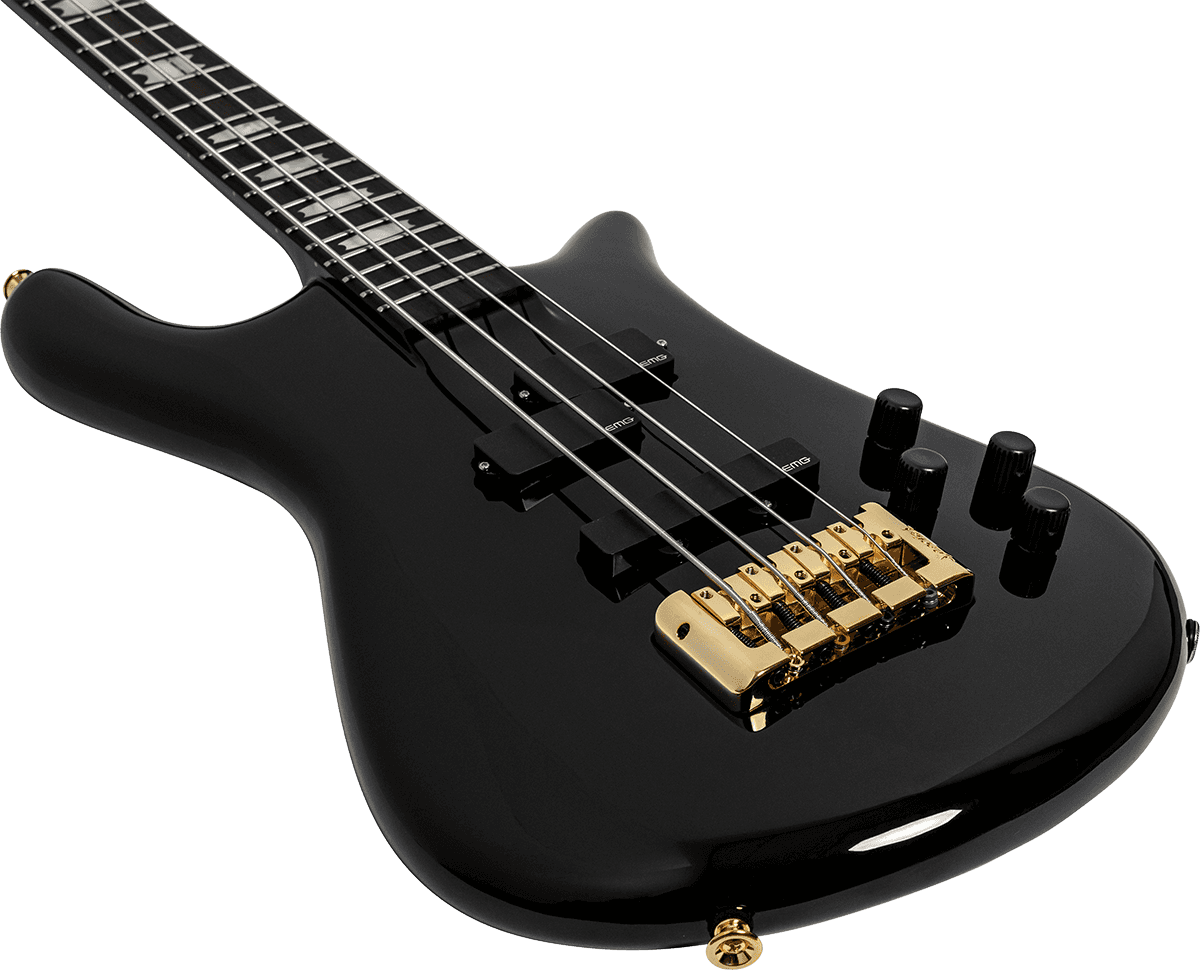 Spector Euro Serie Classic 4 Rw - Solid Black Gloss - Basse Électrique Solid Body - Variation 2